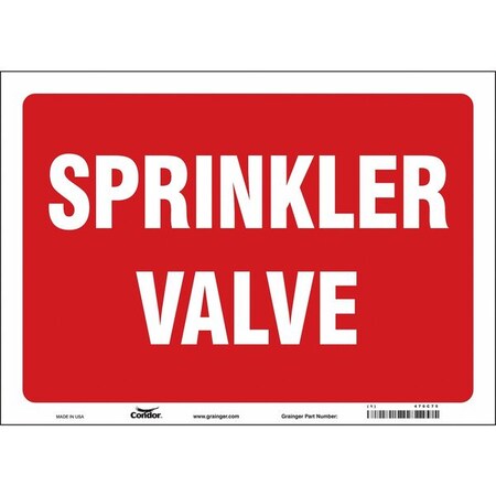 Condor Safety Sign, 10 in Height, 14 in Width, Vinyl, Horizontal Rectangle, English 470C75