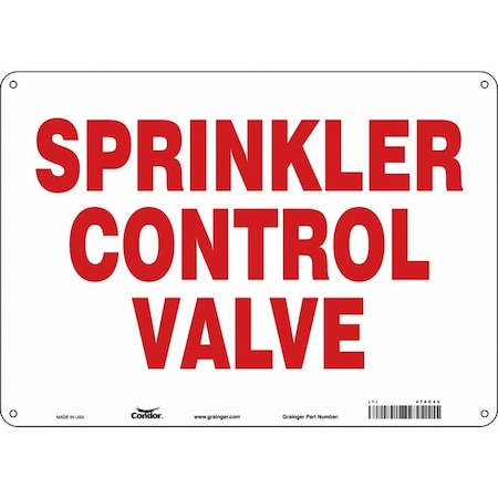 Condor Safety Sign, 14" W, 10" H, 0.055" Thickness 470C42