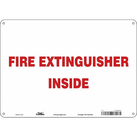 Condor Safety Sign, 14" W, 10" H, 0.055" Thickness 470A05