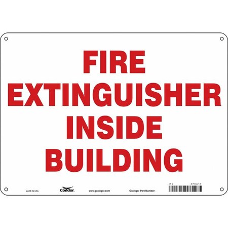 Condor Safety Sign, 14" W, 10" H, 0.055" Thickness 470A17