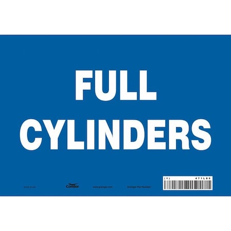 Condor Safety Sign, 7 in Height, 10 in Width, Vinyl, Vertical Rectangle, English, 471L89 471L89