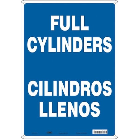 Condor Safety Sign, 20 in H, 14 in W, Vertical Rectangle, English, Spanish, 471M01 471M01