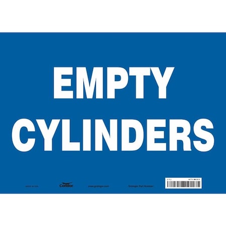 Condor Safety Sign, 10 in Height, 14 in Width, Vinyl, Horizontal Rectangle, English, 471M23 471M23