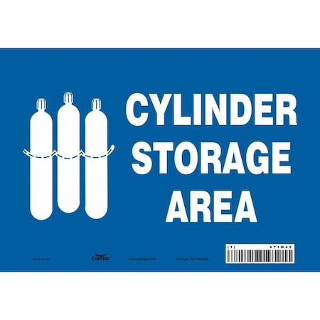 Condor Safety Sign, 7 in Height, 10 in Width, Vinyl, Vertical Rectangle, English, 471M45 471M45
