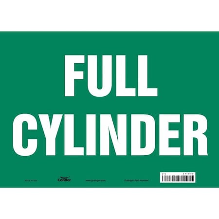 Condor Safety Sign, 10 in Height, 14 in Width, Vinyl, Horizontal Rectangle, English, 471N09 471N09