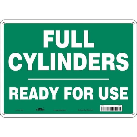 Condor Safety Sign, 10 in Height, 14 in Width, Polyethylene, Horizontal Rectangle, English, 471N13 471N13