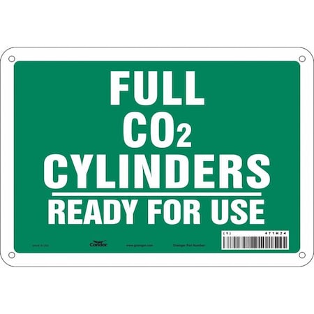 Condor Safety Sign, 7 in Height, 10 in Width, Polyethylene, Vertical Rectangle, English, 471N24 471N24