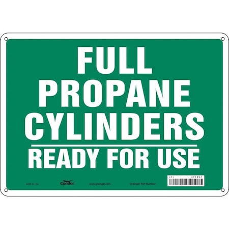 Condor Safety Sign, 10 in Height, 14 in Width, Aluminum, Horizontal Rectangle, English, 471N41 471N41