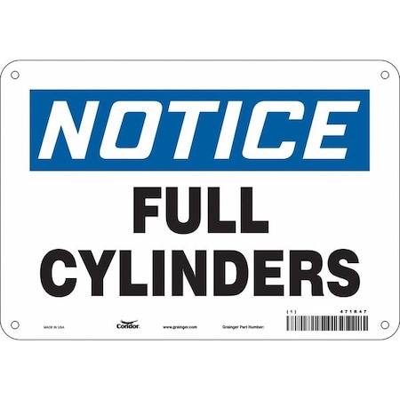 Condor Safety Sign, 7 in Height, 10 in Width, Aluminum, Vertical Rectangle, English, 471R47 471R47