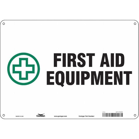 Condor First Aid Equipment, 14 in W x 10 in H, Horizontal Rectangle ...