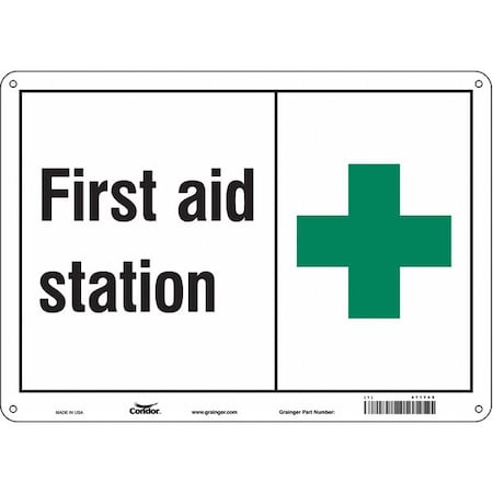 Condor First Aid Station, 14 in W x 10 in H, Horizontal Rectangle ...