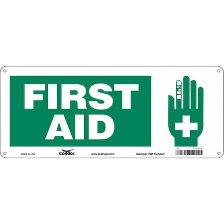 Condor First Aid, Aluminum, 7 in x 17 in, Mounting Holes 471U29 | Zoro