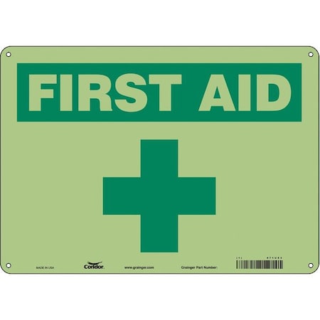 Condor First Aid, 14 in W x 10 in H, Horizontal Rectangle, Polyethylene, 471U53 471U53