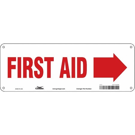 Condor First Aid, 14 in W x 5 in H, Vertical Rectangle, Polyethylene, 471U59 471U59