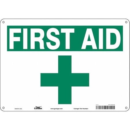 Condor First Aid, 14 in W x 10 in H, Horizontal Rectangle, Polyethylene, 471V16 471V16