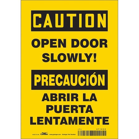 Condor Caution, Open Door Slowly!/Abrir La Puerta Lentamente, 7 in W x 10 in H, 471X29 471X29