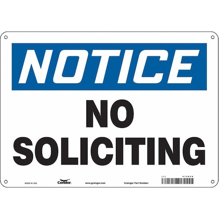 Condor Safety Sign, 10 in Height, 14 in Width, Aluminum, Horizontal Rectangle, English, 472D20 472D20