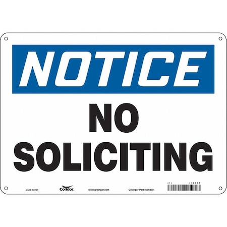 Condor Safety Sign, 10 in Height, 14 in Width, Polyethylene, Horizontal Rectangle, English, 472D22 472D22