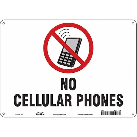 Condor Safety Sign, 10 in Height, 14 in Width, Polyethylene, Horizontal Rectangle, English, 472Z62 472Z62