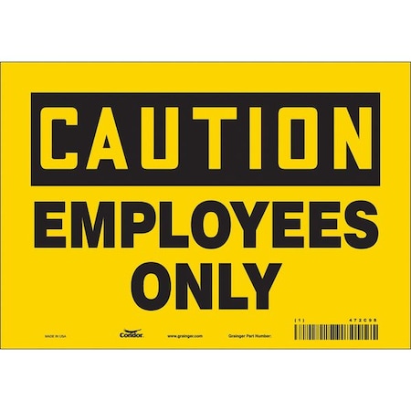 Condor Safety Sign, 7 in Height, 10 in Width, Vinyl, Vertical Rectangle, English, 472C98 472C98