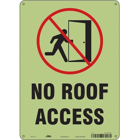 Condor Safety Sign, 14 in Height, 10 in Width, Polyethylene, Vertical Rectangle, English, 473D29 473D29