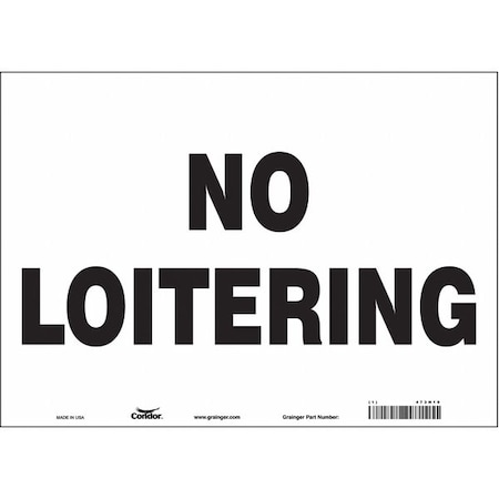 Condor Safety Sign, 10 in Height, 14 in Width, Vinyl, Horizontal Rectangle, English, 473H10 473H10