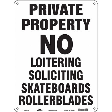 Condor Safety Sign, 18" W, 24" H, 0.032" Thickness, 473H19 473H19