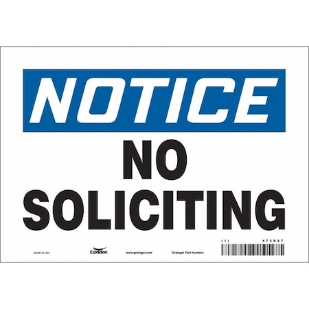 Condor Safety Sign, 7 in Height, 10 in Width, Vinyl, Vertical Rectangle, English, 473K97 473K97