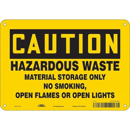 Condor No Smoking Sign, 7" H, 10" W, Vertical Rectangle, English, 473P26 473P26