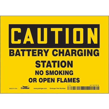 Condor No Smoking Sign, 5 in H, 7 in W, Vinyl, Horizontal Rectangle, English, 473P59 473P59