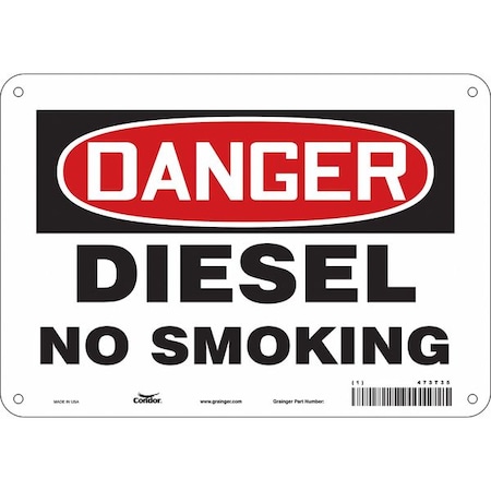 Condor Safety Sign, 7" H, 10" W, Vertical Rectangle, English, 473T35 473T35