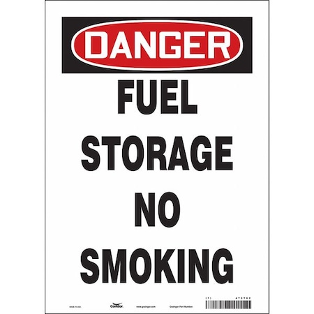Condor No Smoking Sign, 14 in Height, 10 in Width, Vinyl, Vertical Rectangle, English 473T62