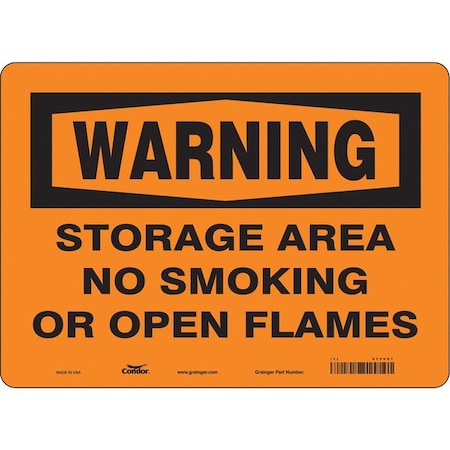 Condor No Smoking Sign, 10" H, 14 in W, Vinyl, Horizontal Rectangle, English, 473V51 473V51