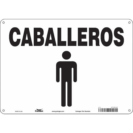 Condor No Header, CABALLEROS, 10 in W x 14 in H, Vertical Rectangle, Polyethylene 473Z35