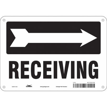 Condor Receiving, 10 in W x 7 in H, Vertical Rectangle, Polyethylene, 473C30 473C30