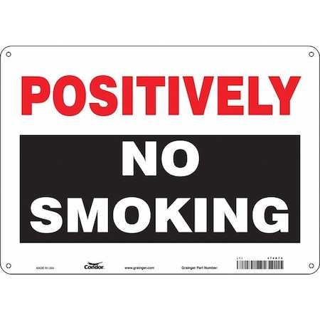 Condor Safety Sign, 10" H, 14 in W, Horizontal Rectangle, English, 474D79 474D79