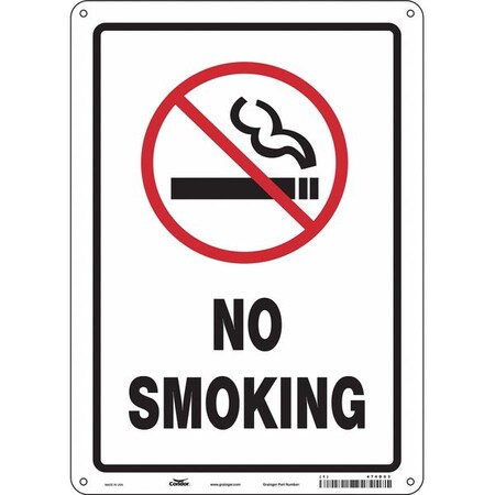 Zoro Select Safety Sign, 14 in H, 10" W, Fiberglass, Vertical Rectangle, English, 474D03 474D03