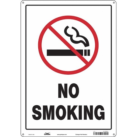 Zoro Select Safety Sign, 20 in H, 14 in W, Fiberglass, Vertical Rectangle, English, 474D04 474D04