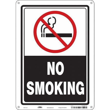 Condor Safety Sign, 14 in H, 10" W, Polyethylene, Vertical Rectangle, English, 474D17 474D17