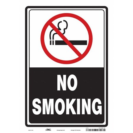 Condor Safety Sign, 14 in H, 10" W, Vinyl, Vertical Rectangle, English, 474D19 474D19
