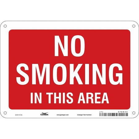 Condor Safety Sign, 7" H, 10" W, Vertical Rectangle, English, 474G22 474G22