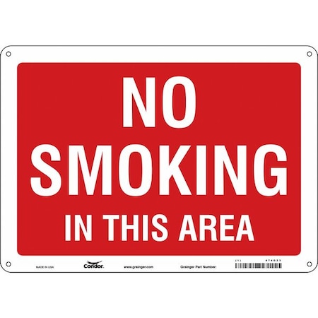 Condor Safety Sign, 10" H, 14 in W, Horizontal Rectangle, English, 474G23 474G23