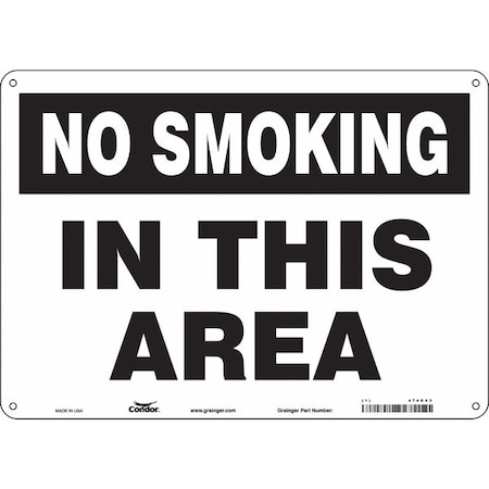 Condor Safety Sign, 10" H, 14 in W, Horizontal Rectangle, English, 474G43 474G43