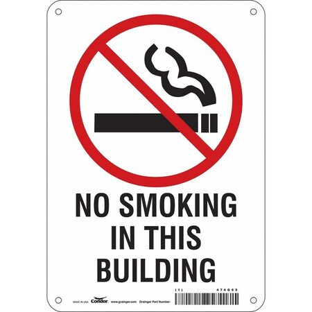 Condor Safety Sign, 10" H, 7 in W, Horizontal Rectangle, English, 474G69 474G69