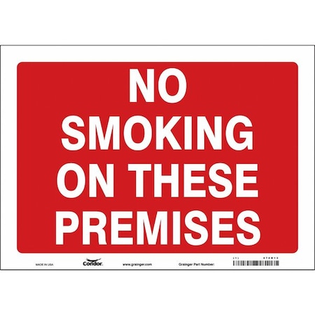 Condor Safety Sign, 10" H, 14 in W, Vinyl, Horizontal Rectangle, English, 474H12 474H12