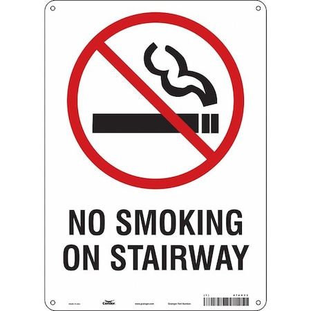 Condor Safety Sign, 14 in H, 10" W, Polyethylene, Vertical Rectangle, English, 474H22 474H22