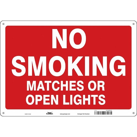 Condor Safety Sign, 14 in H, 20 in W, Horizontal Rectangle, English ...