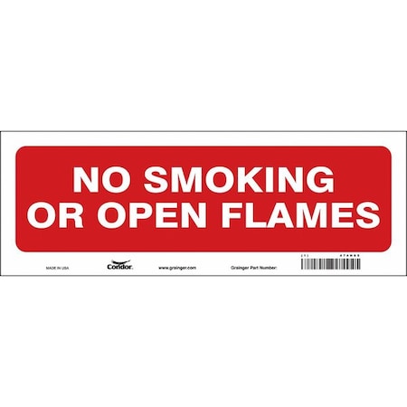 Condor Safety Sign, 5 in H, 14 in W, Vinyl, Vertical Rectangle, English, 474H65 474H65