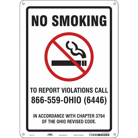 Condor Safety Sign, 14 in H, 10" W, Vertical Rectangle, English, 474J13 474J13