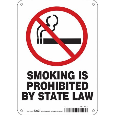 Condor Safety Sign, 10" H, 7 in W, Horizontal Rectangle, English, 474K07 474K07